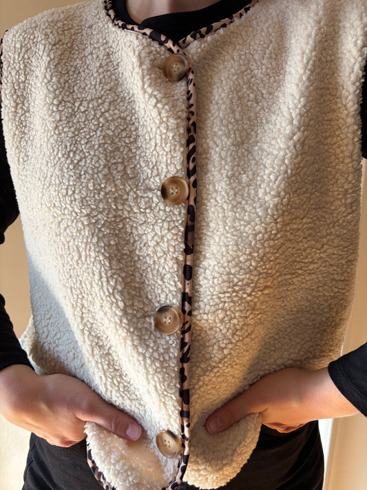 Gilet JUSTINE Crème