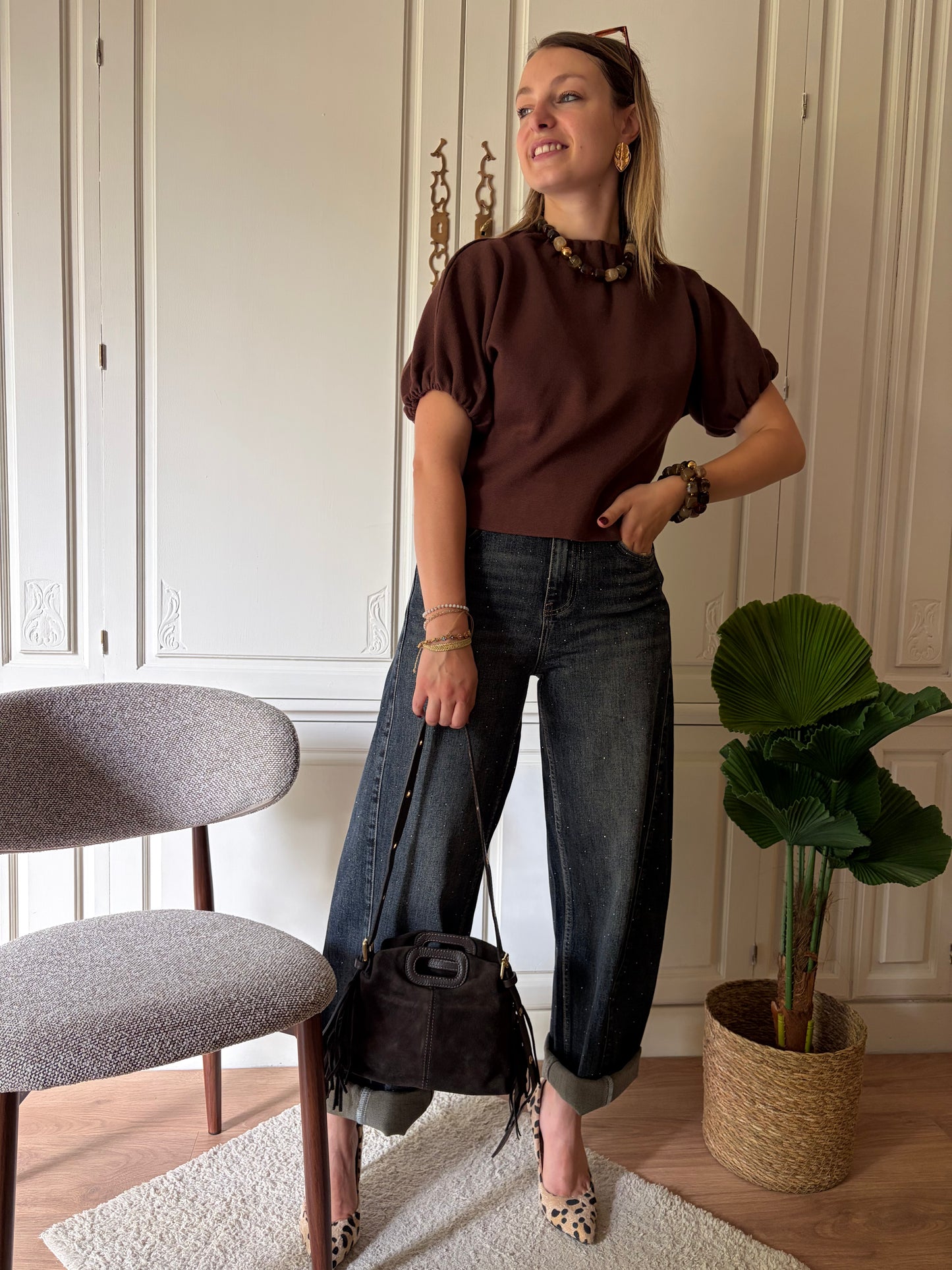Pull LORIE Marron