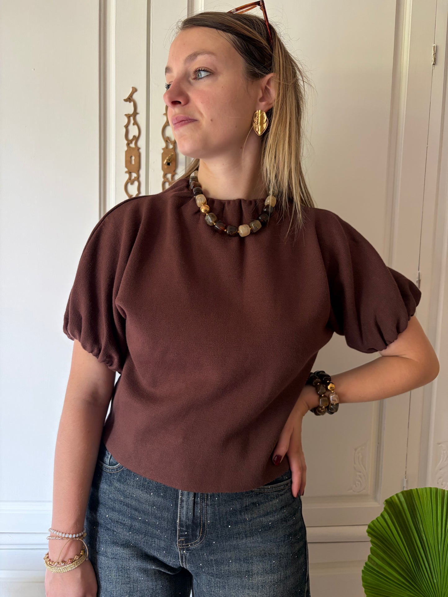 Pull LORIE Marron