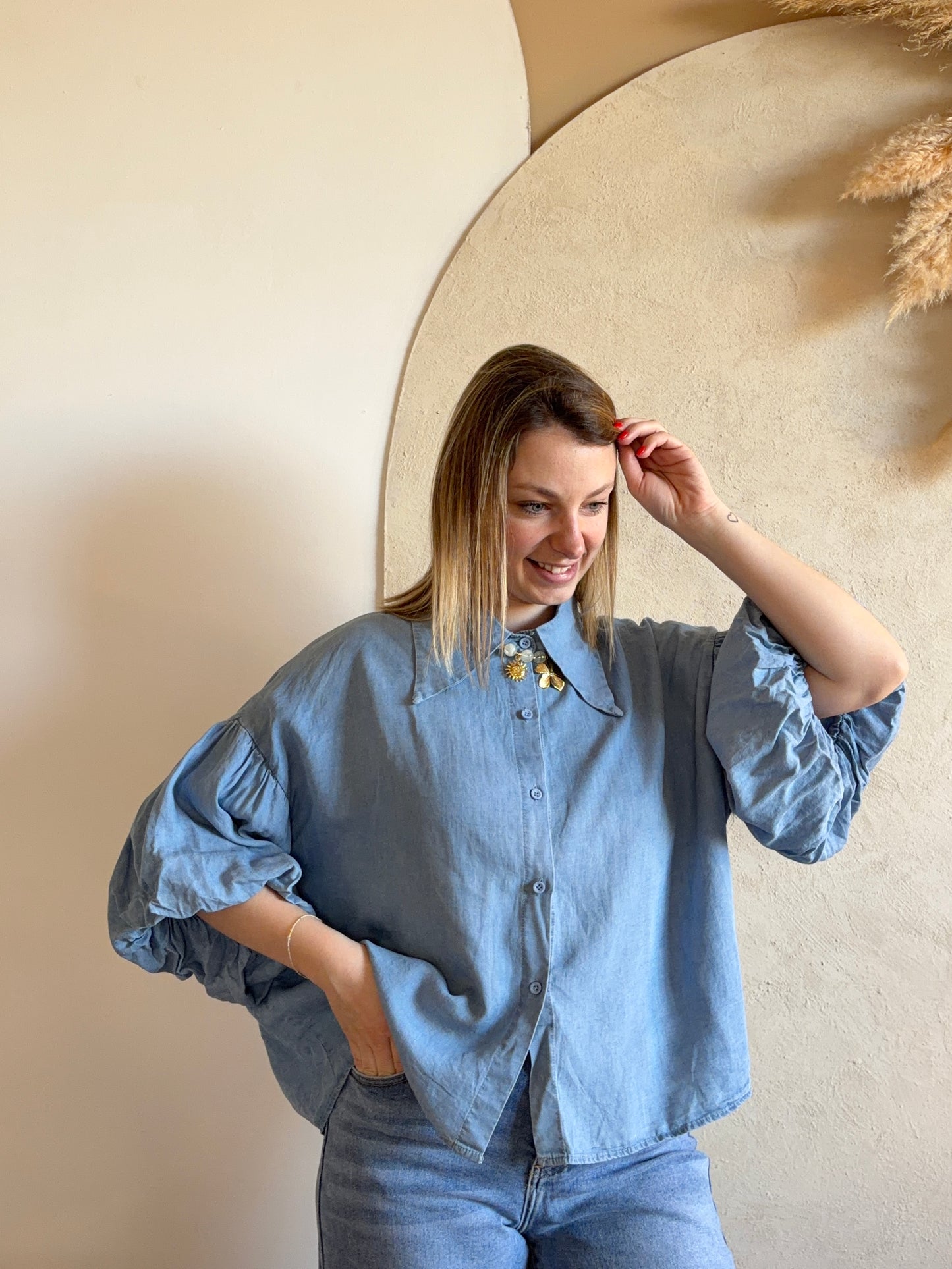 Chemise manches courtes SOPHIA - Anemone Store