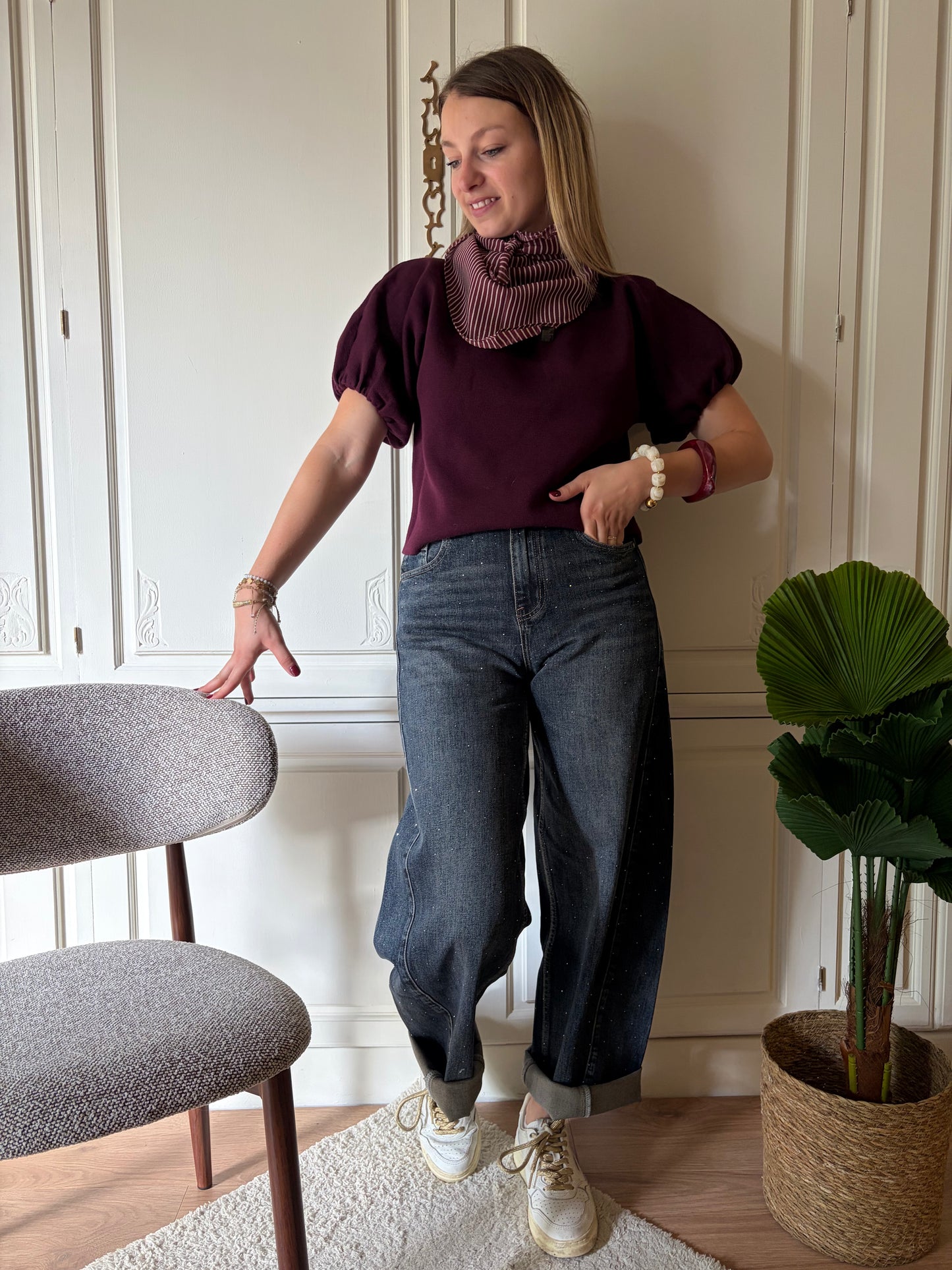 Pull LORIE Bordeaux