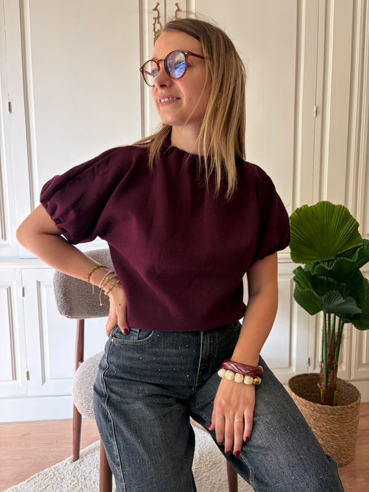 Pull LORIE Bordeaux - Anemone Store