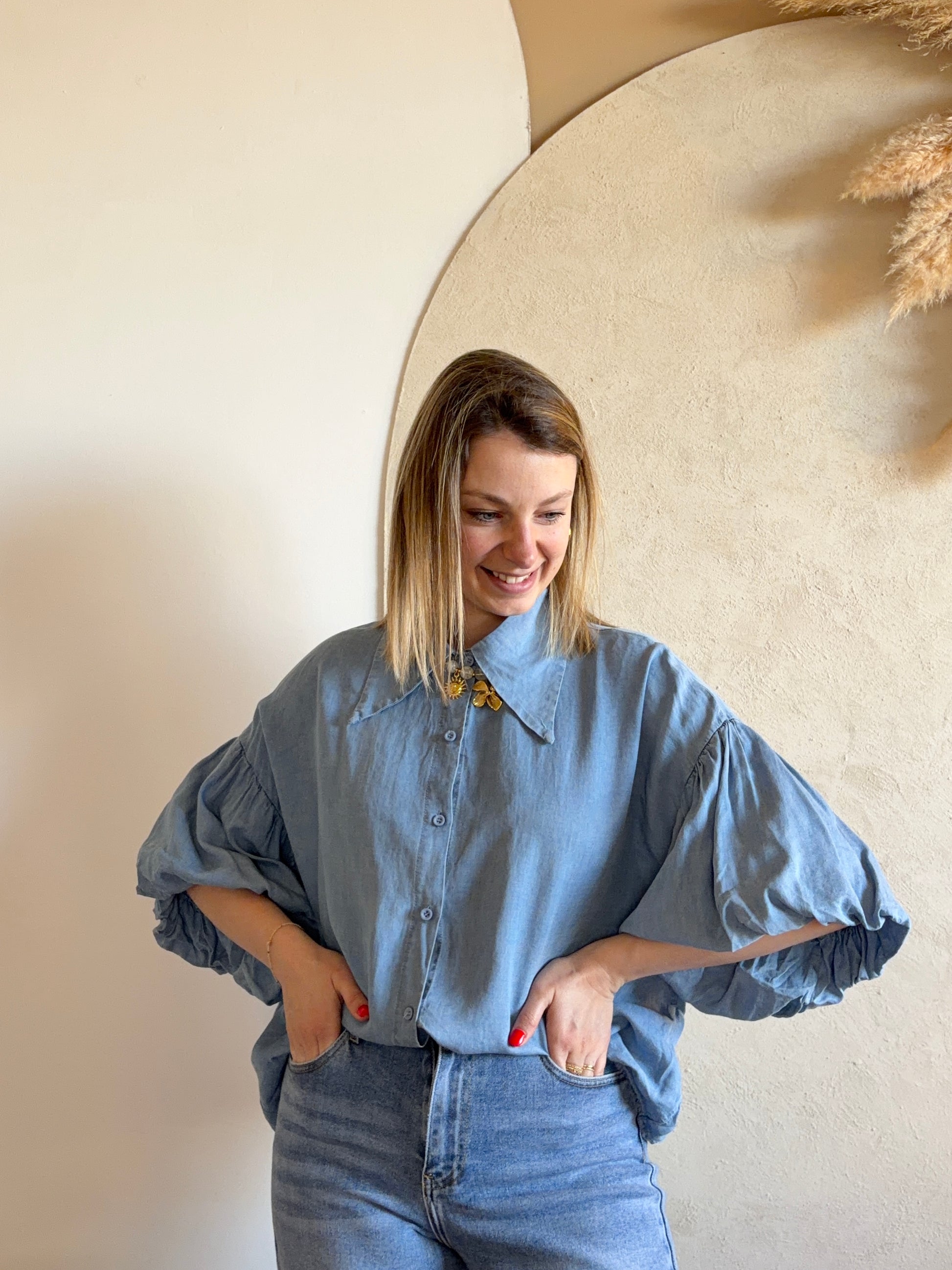 Chemise manches courtes SOPHIA - Anemone Store