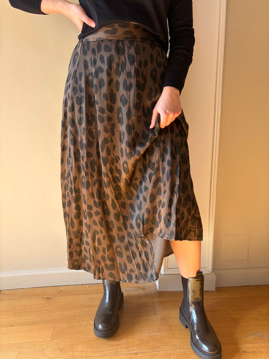 Jupe léopard INES