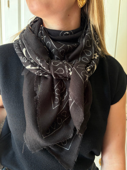 Foulard MARIA Noir