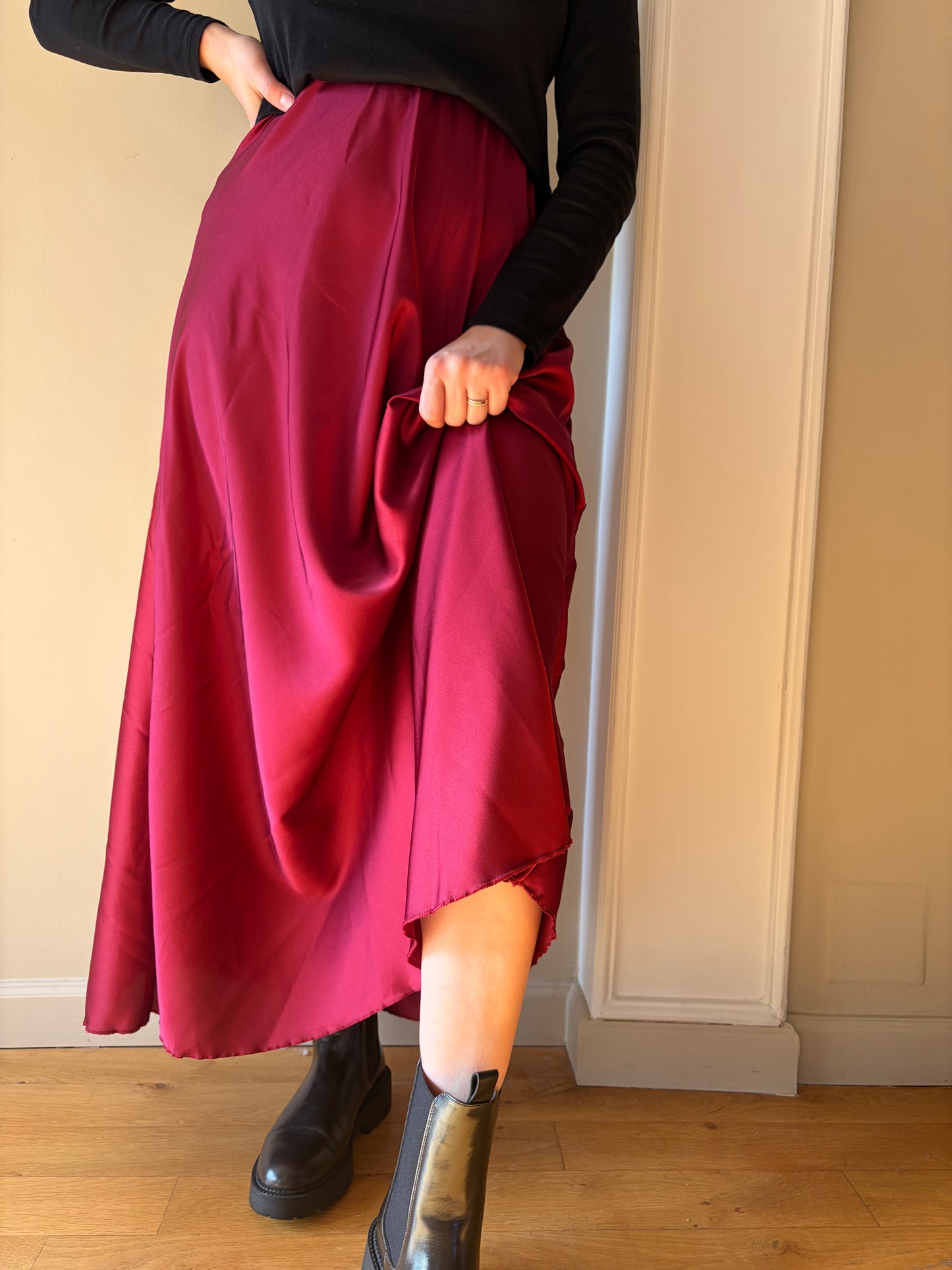 Jupe SCARLETT Bordeaux