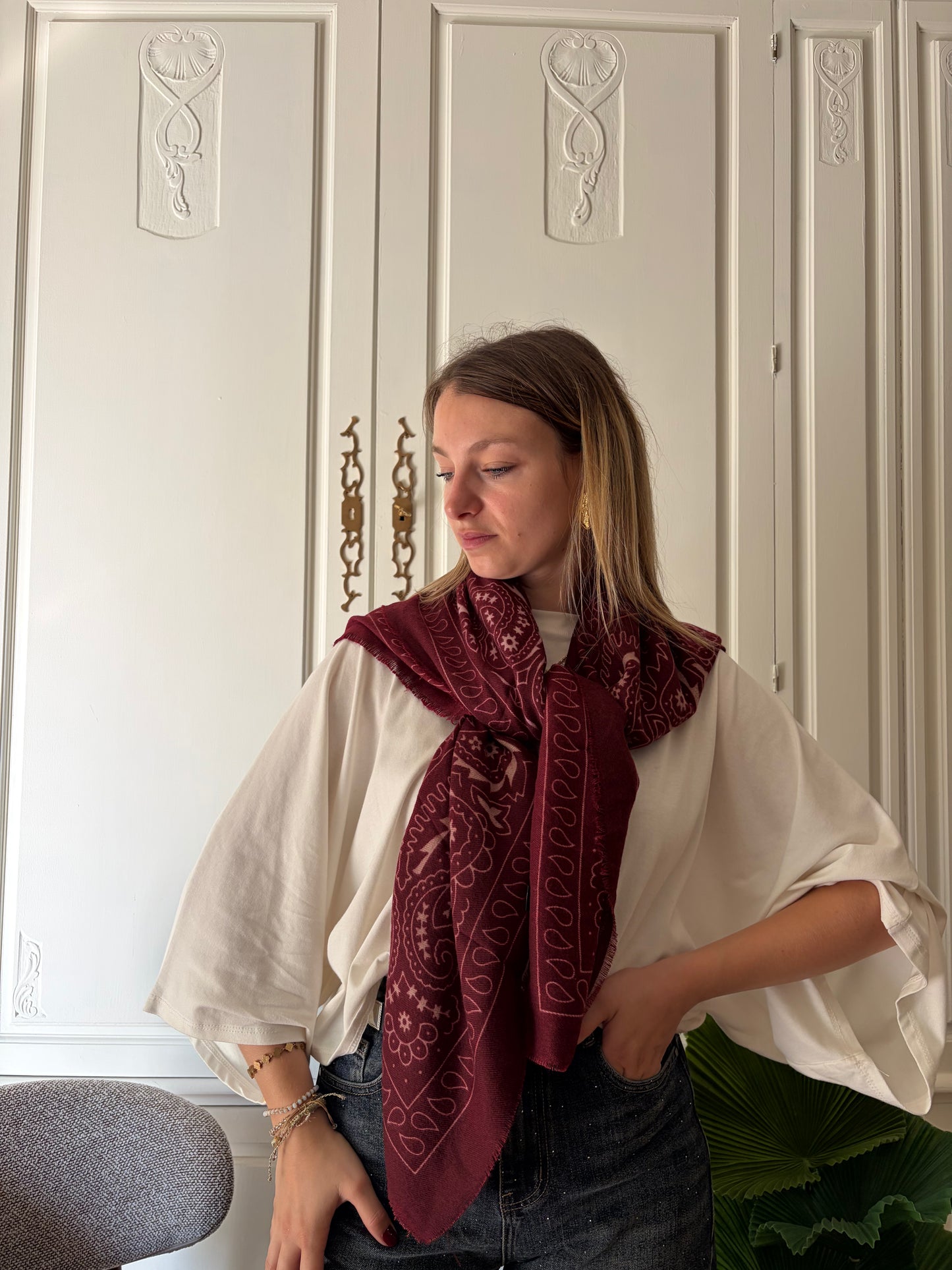 Foulard MARIA Bordeaux