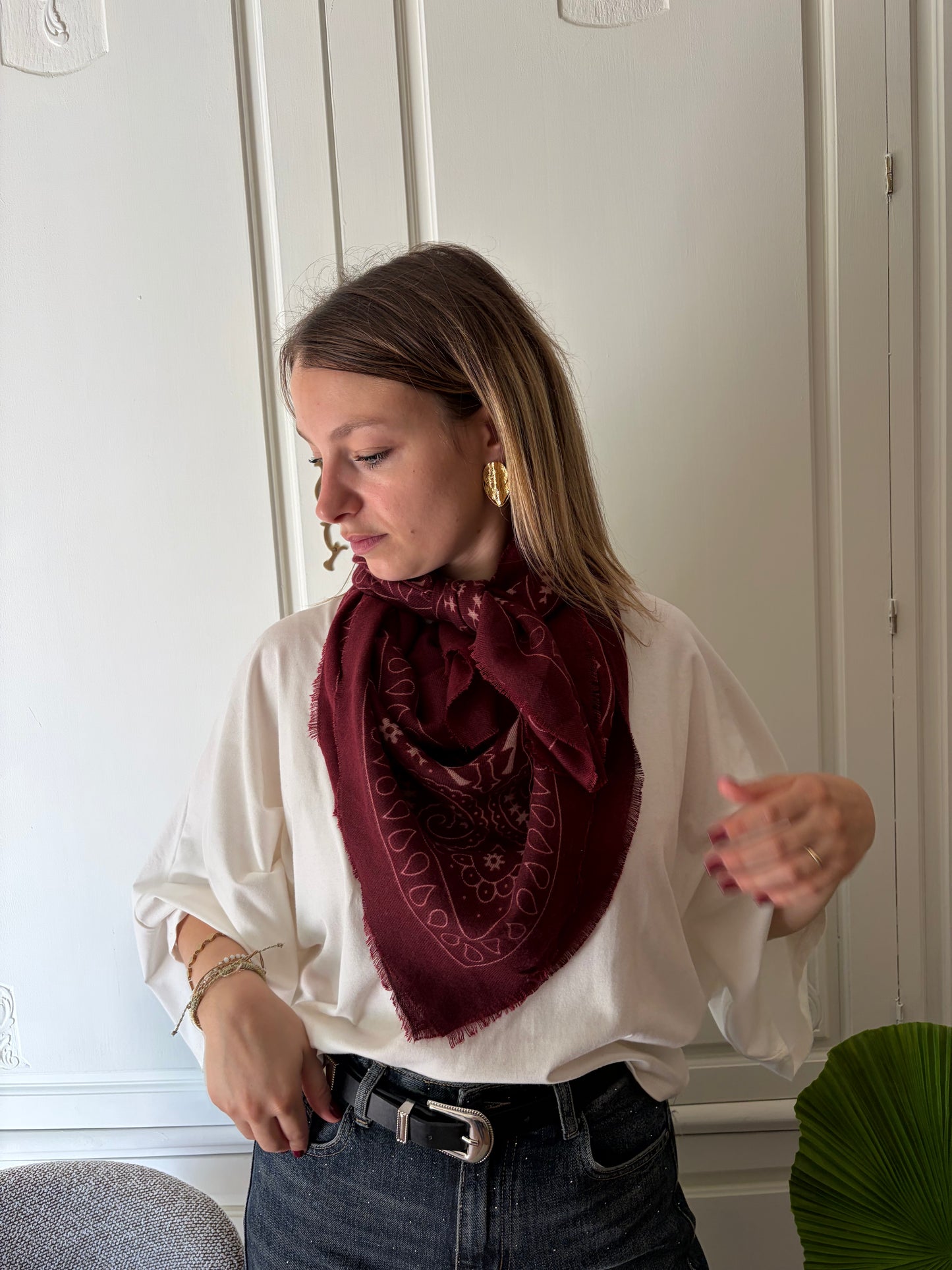 Foulard MARIA Bordeaux