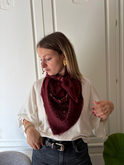Foulard MARIA Bordeaux