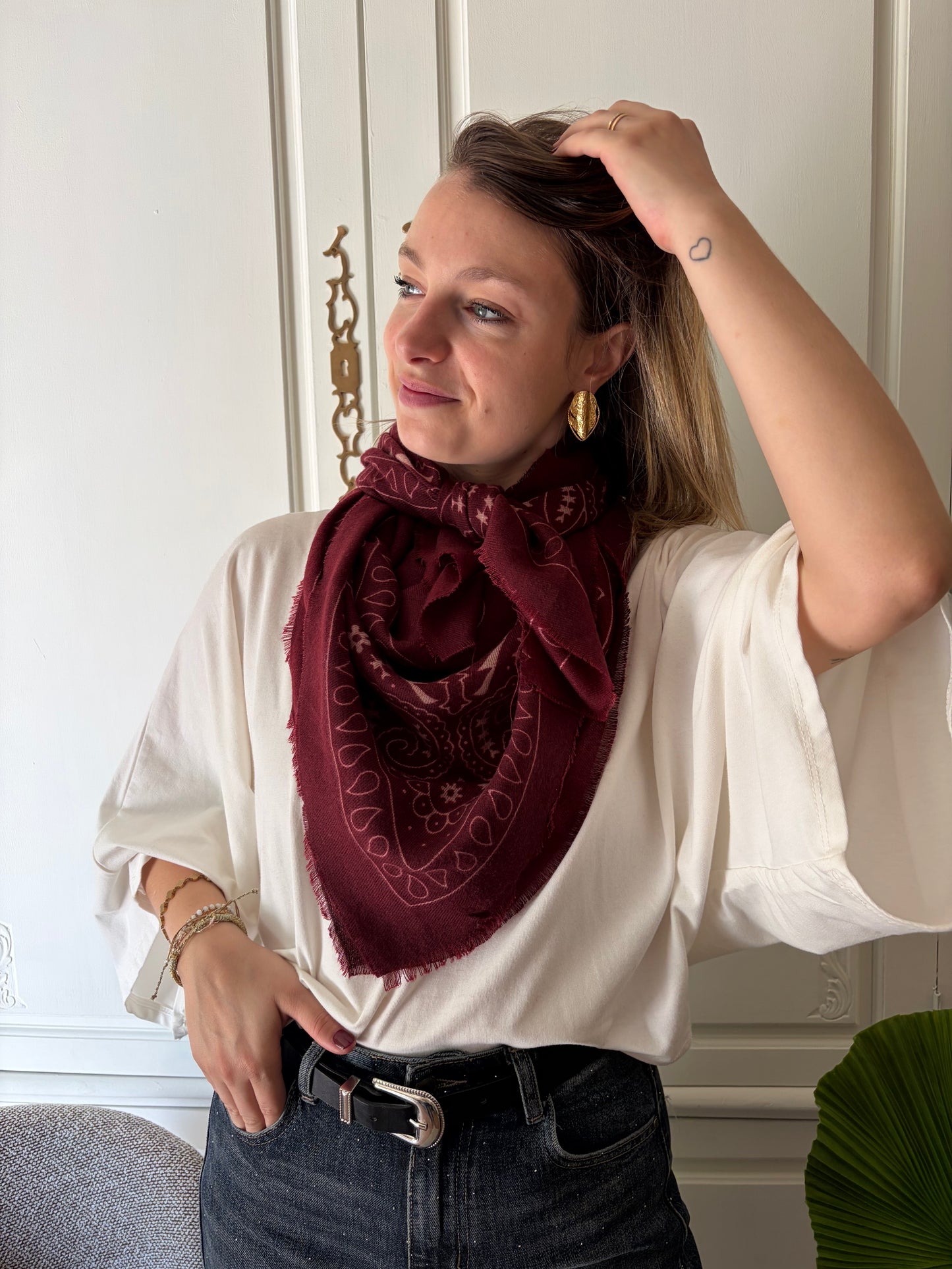 Foulard MARIA Bordeaux