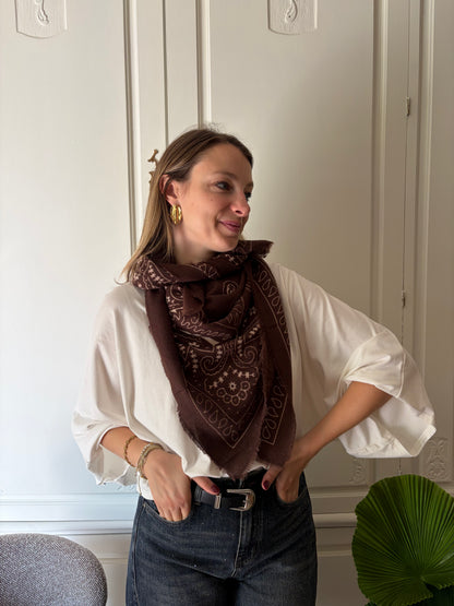 Foulard MARIA Choco