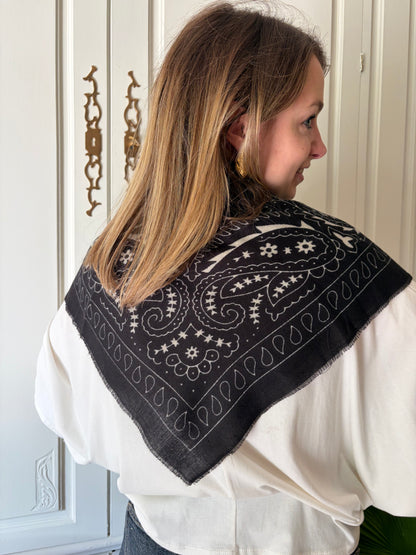 Foulard MARIA Noir