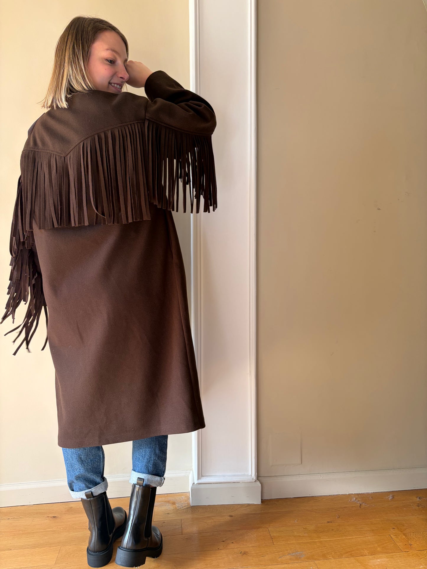 Manteau LAETI Chocolat