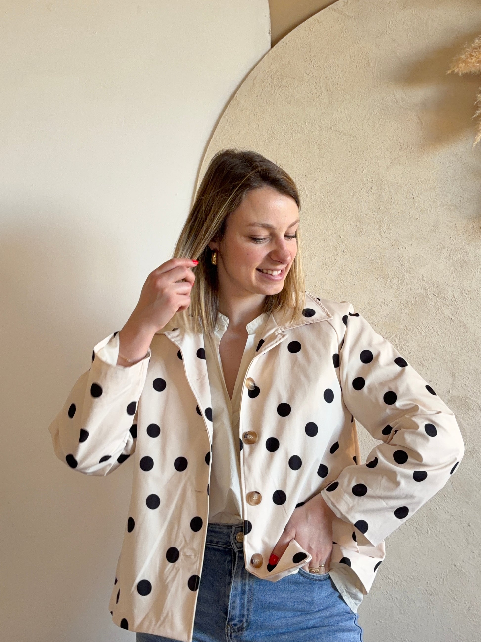 Veste à pois LINO - Anemone Store