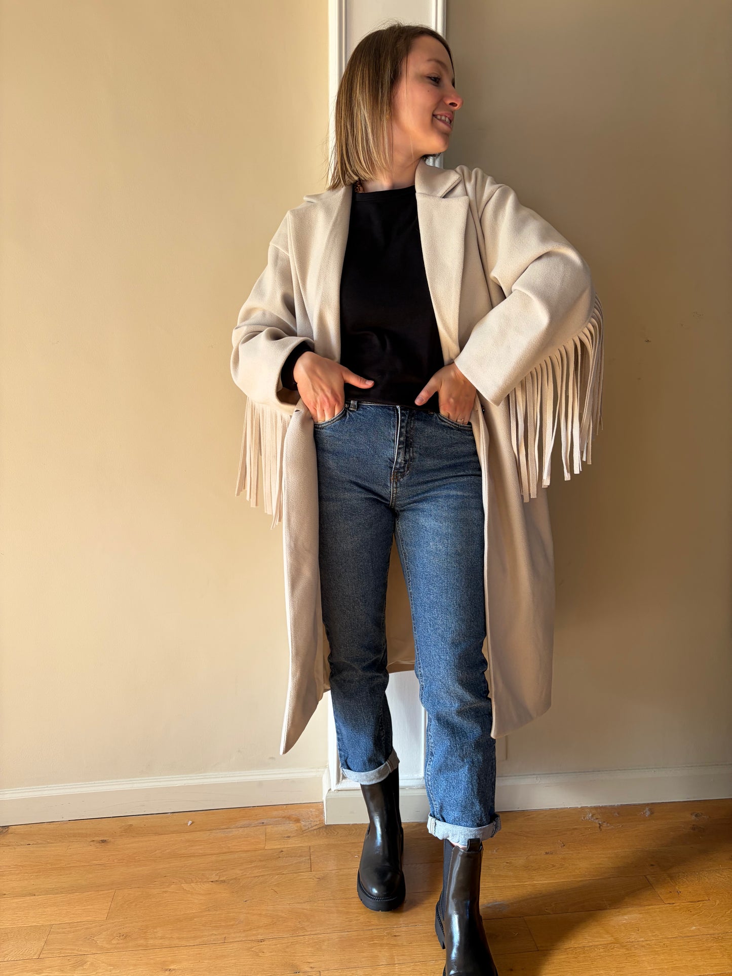 Manteau LAETI Crème