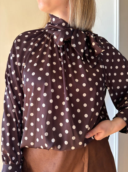 Blouse pois ISA