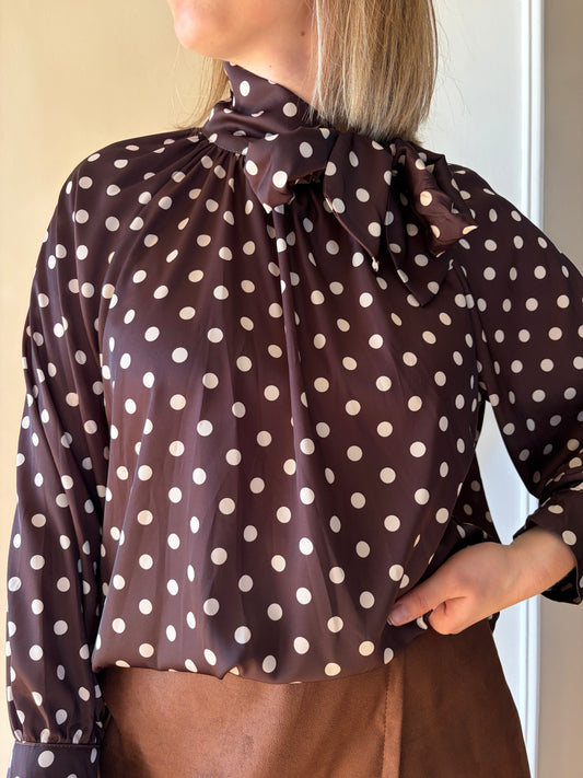 Blouse pois ISA
