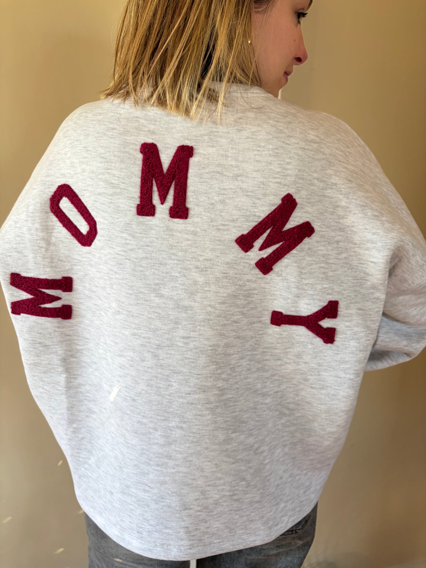 Sweat MOMMY bordeaux