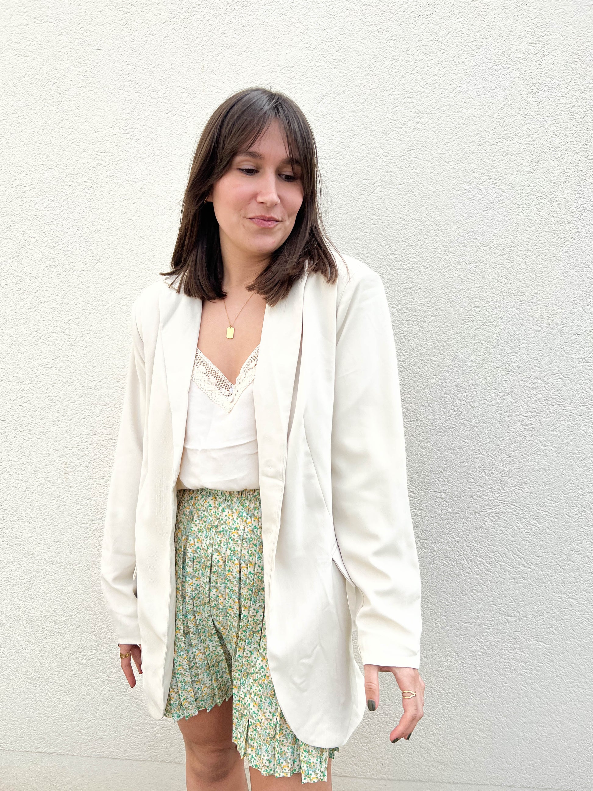 Blazer Soline Beige Over-size - Anemone Store